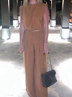 Target A New Day burnt orange/terracotta two piece matching set